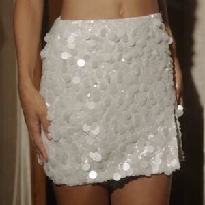 Meshki - Mande Trusparent Sequin mini skirt
